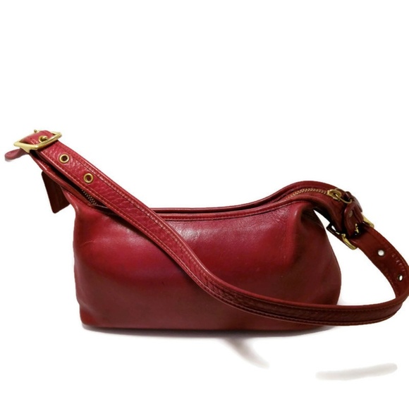 Coach purse red leather - Picture 3 of 6